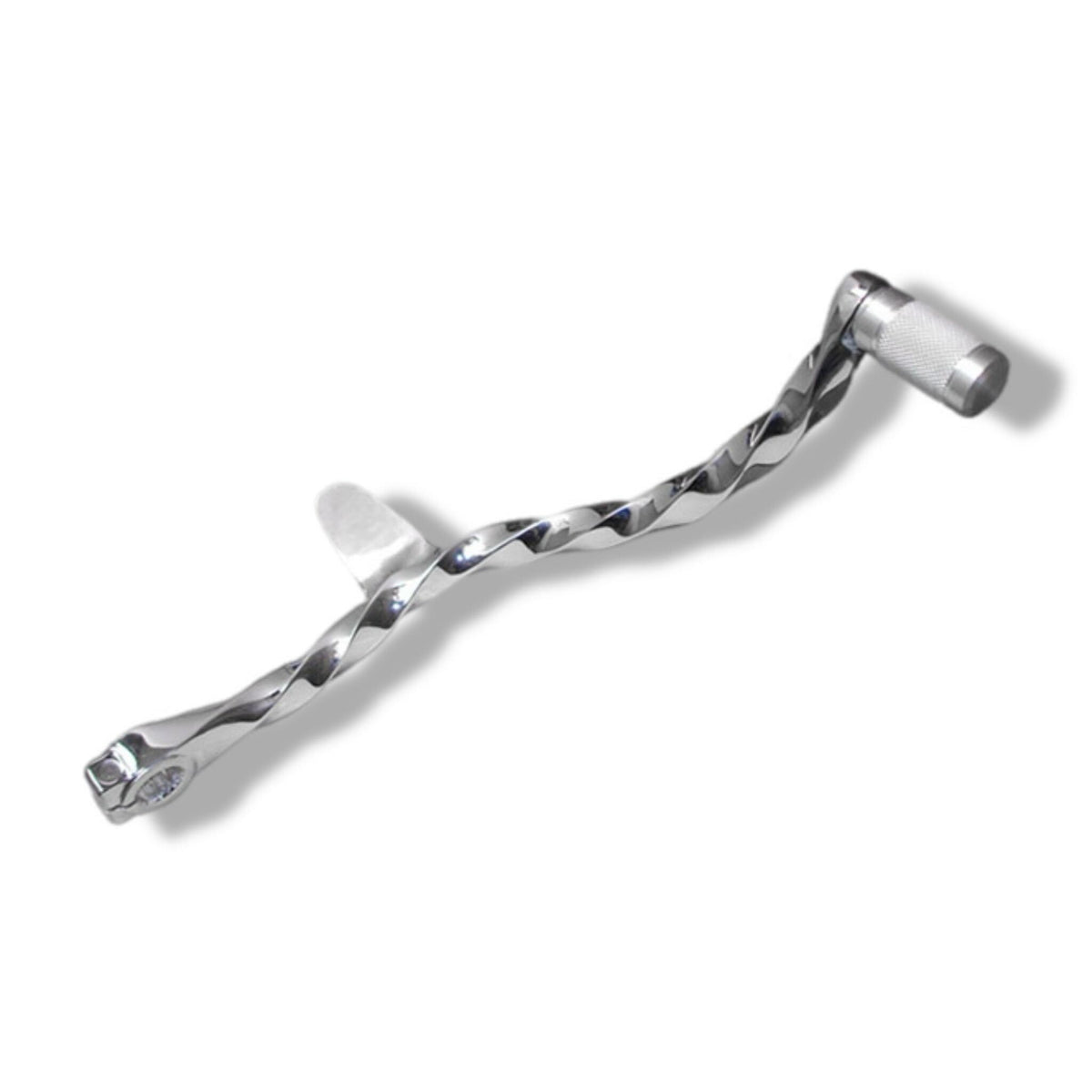 Lambretta Series 3 Li GP SX TV Twisted Kickstart Lever - Polished Stainless