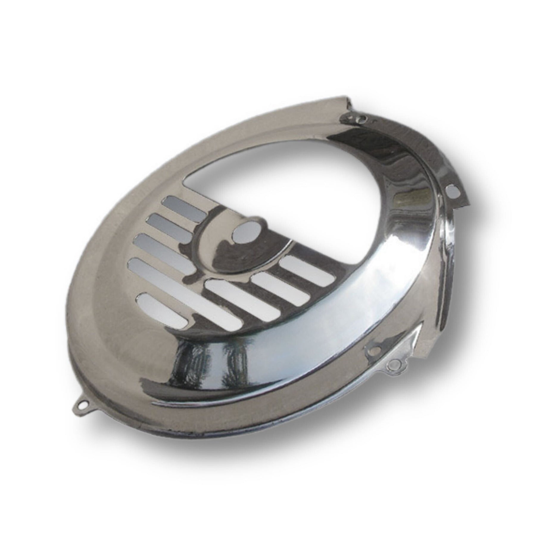 Vespa V50 90 100 PK ET3 Primavera Flywheel Cowling - Stainless Steel