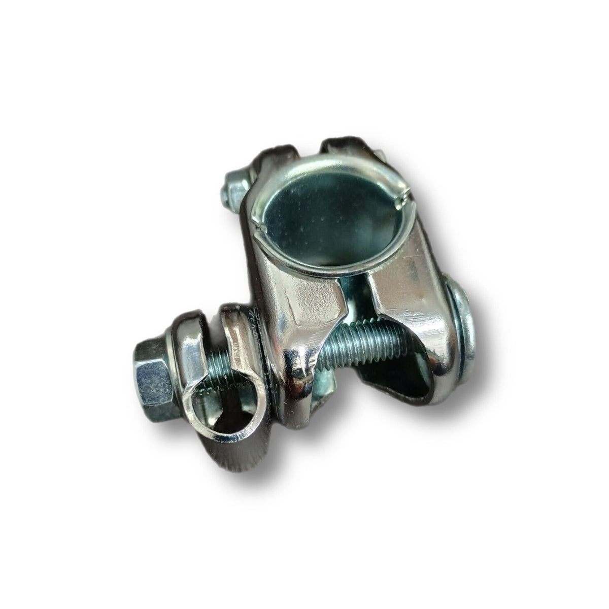 Vespa Lambretta Scomadi Royal Alloy Scooter Crash Bar Mirror Bracket Mount Clamp - Chrome