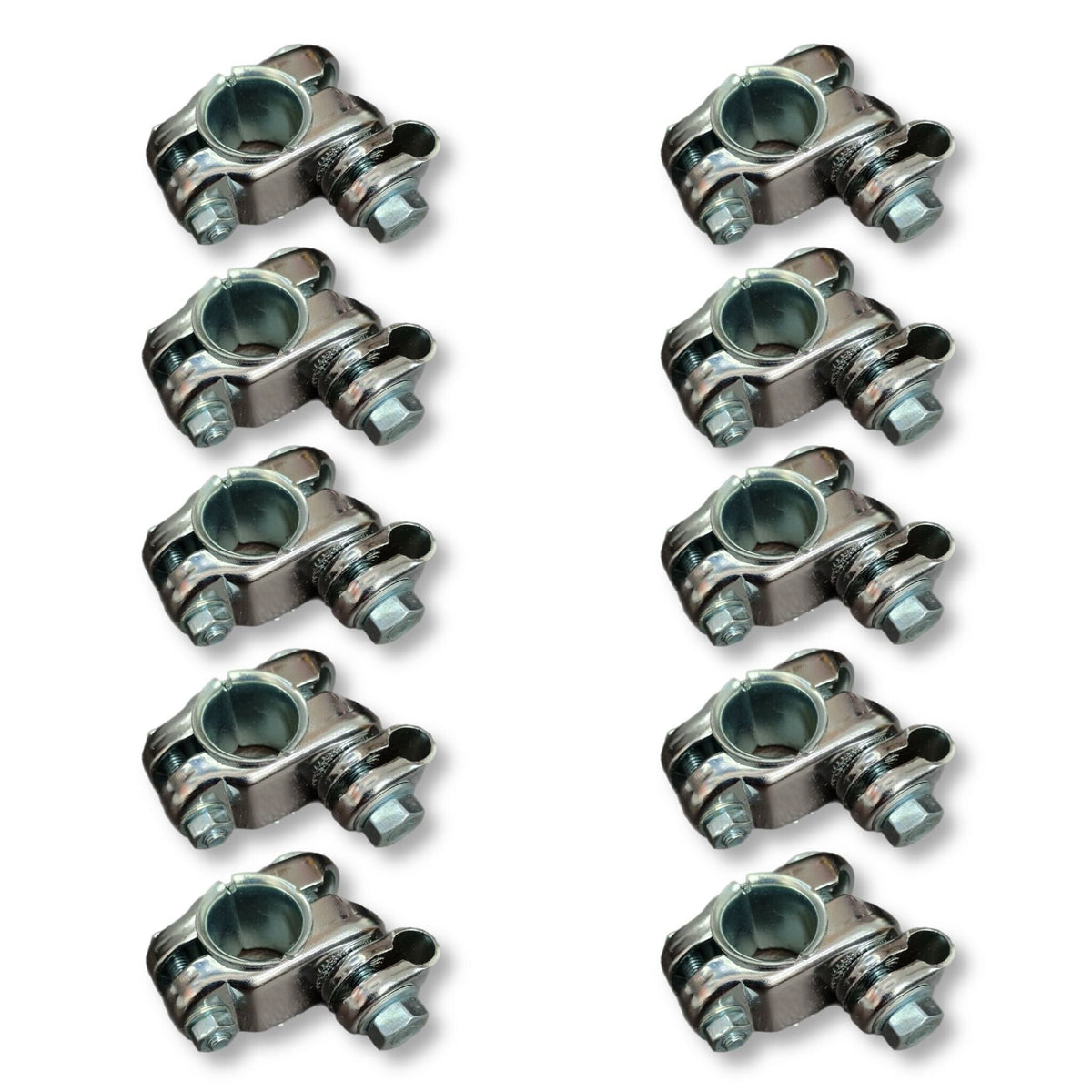 Vespa Lambretta Scomadi Royal Alloy Scooter Crash Bar Mirror Bracket Mount Chrome - 10 Pack Bundle