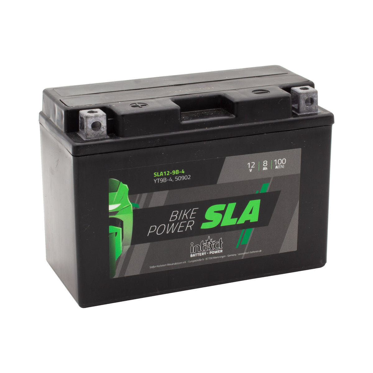 intAct YT9B-4 Sealed Activated SLA Motorcycle Bike-Power Battery - Beedspeed