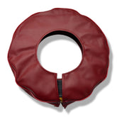 Vespa Lambretta 10" Inline Carrier Spare Wheel Cover - Oxblood Red