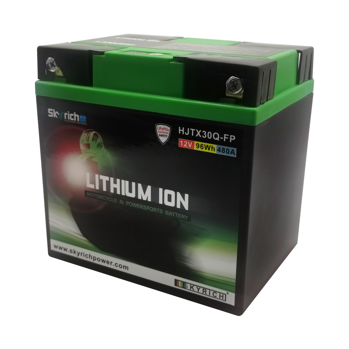 Skyrich Lithium 12V 8Ah Ion Battery HJTX30Q-FP Replaces YIX30L-BS