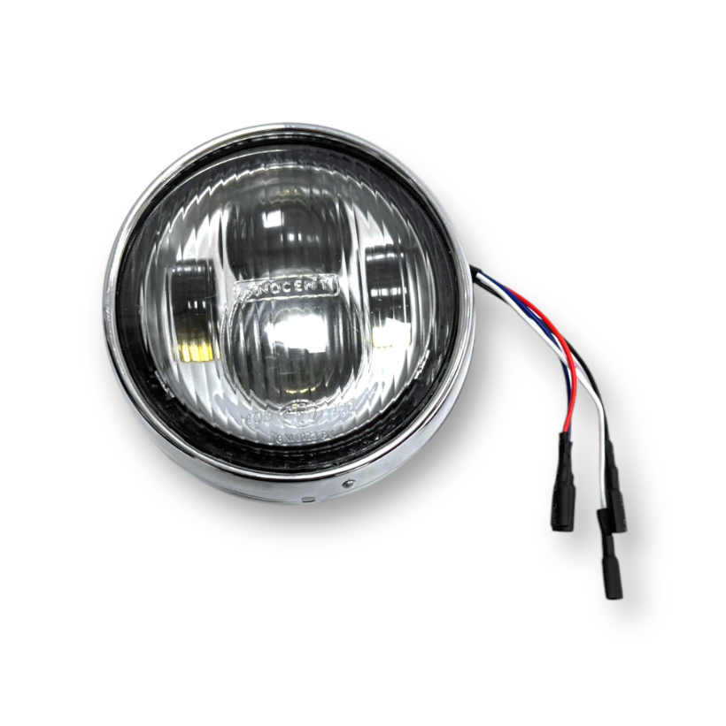 Lambretta Series 3 Li Complete LED Headlight Unit AC/DC - Casa Performance