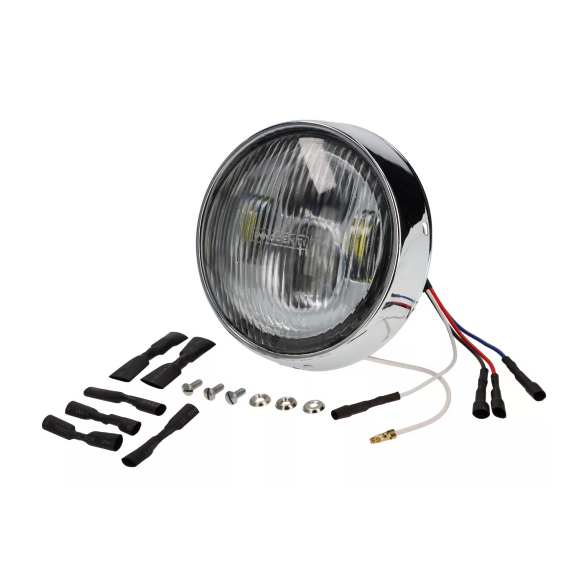 Lambretta Series 3 Li Complete LED Headlight Unit AC/DC - Casa Performance