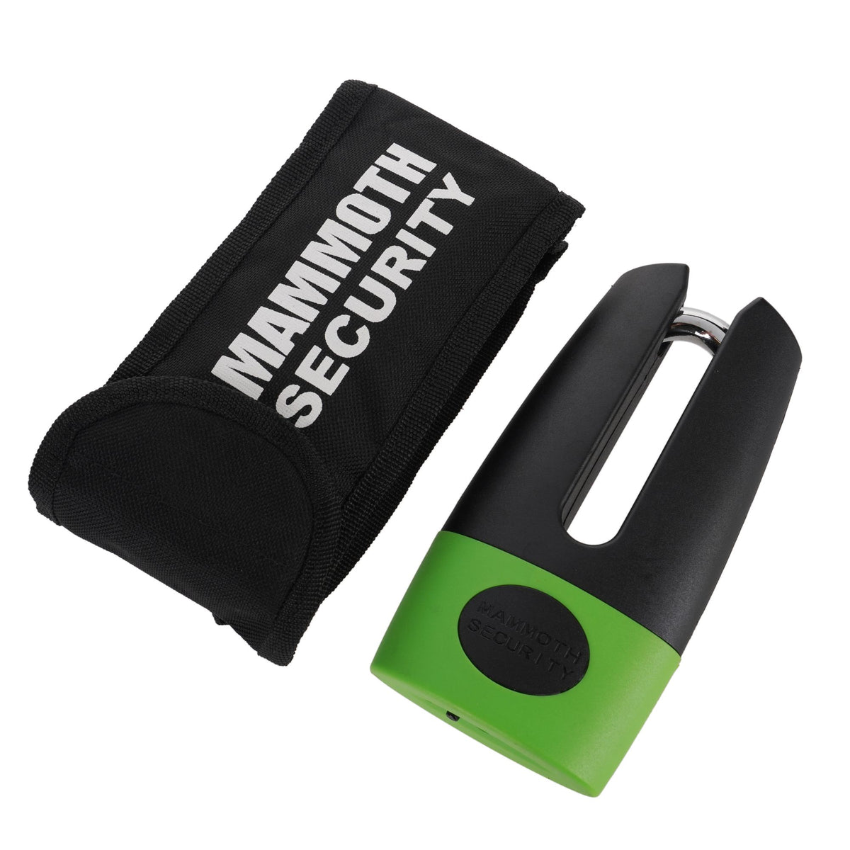 Mammoth Security Thatcham Shackle Motorcycle Scooter Disc Lock With 11mm Pin and Reminder Coil