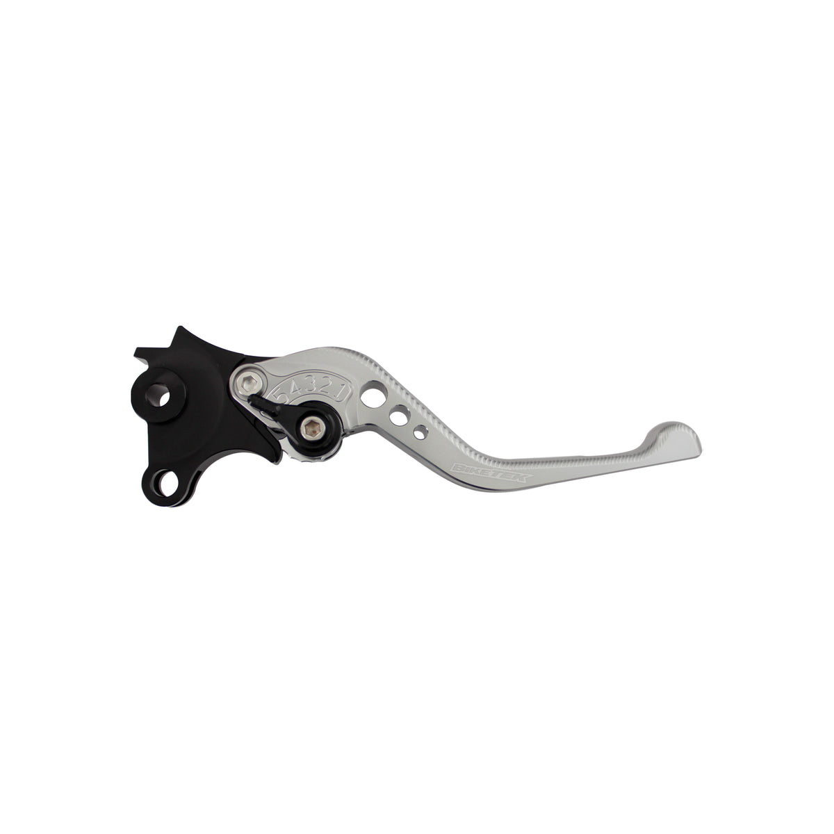 BikeTek Adjustable CNC Lever Short Brake - Titanium / Black Adjuster - #B94S