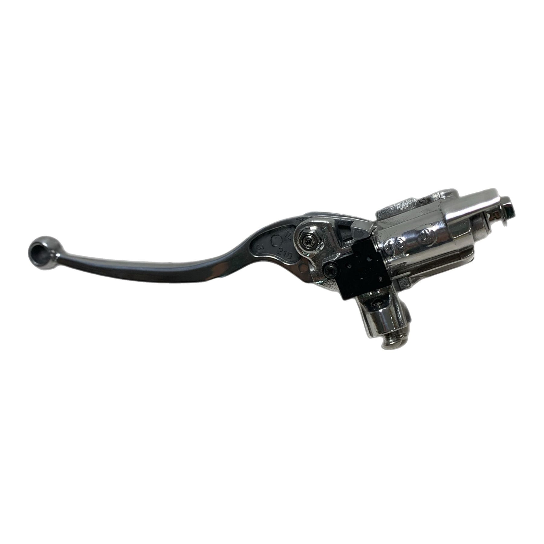 Lambretta - OutBoard Front Disc Master Cylinder, Nissin Polished - Unaltered