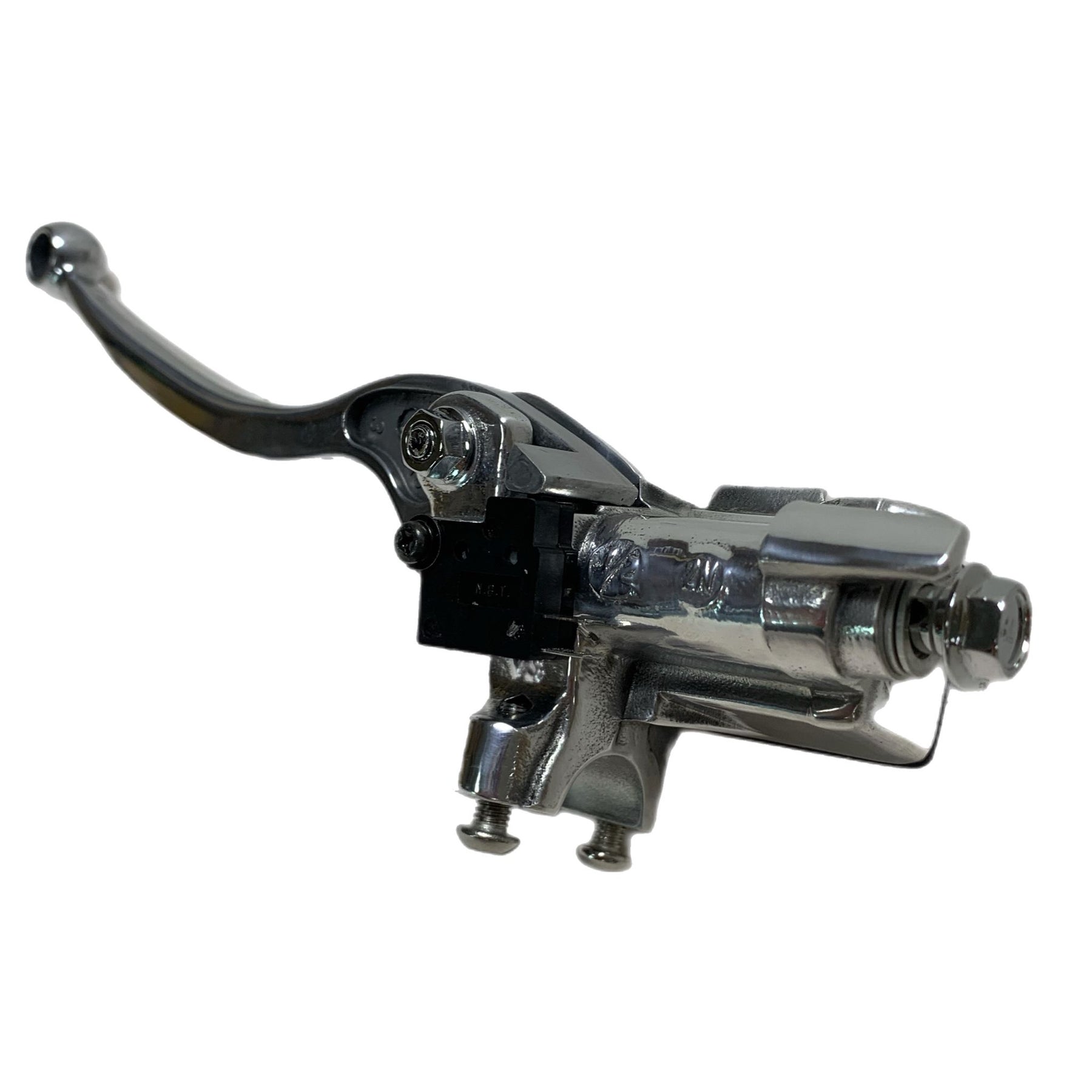 Lambretta - OutBoard Front Disc Master Cylinder, Nissin Polished - Unaltered