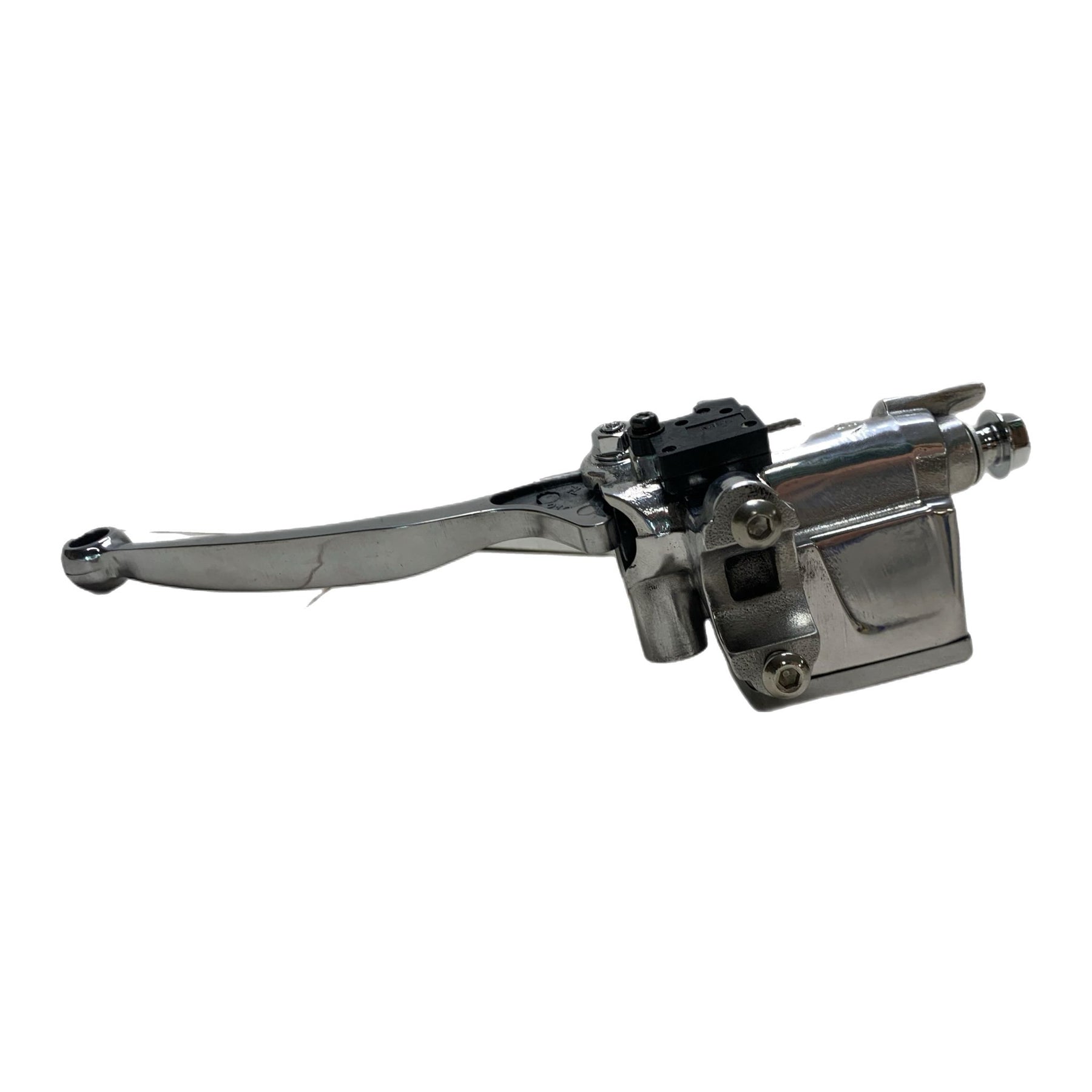 Lambretta - OutBoard Front Disc Master Cylinder, Nissin Polished - Unaltered