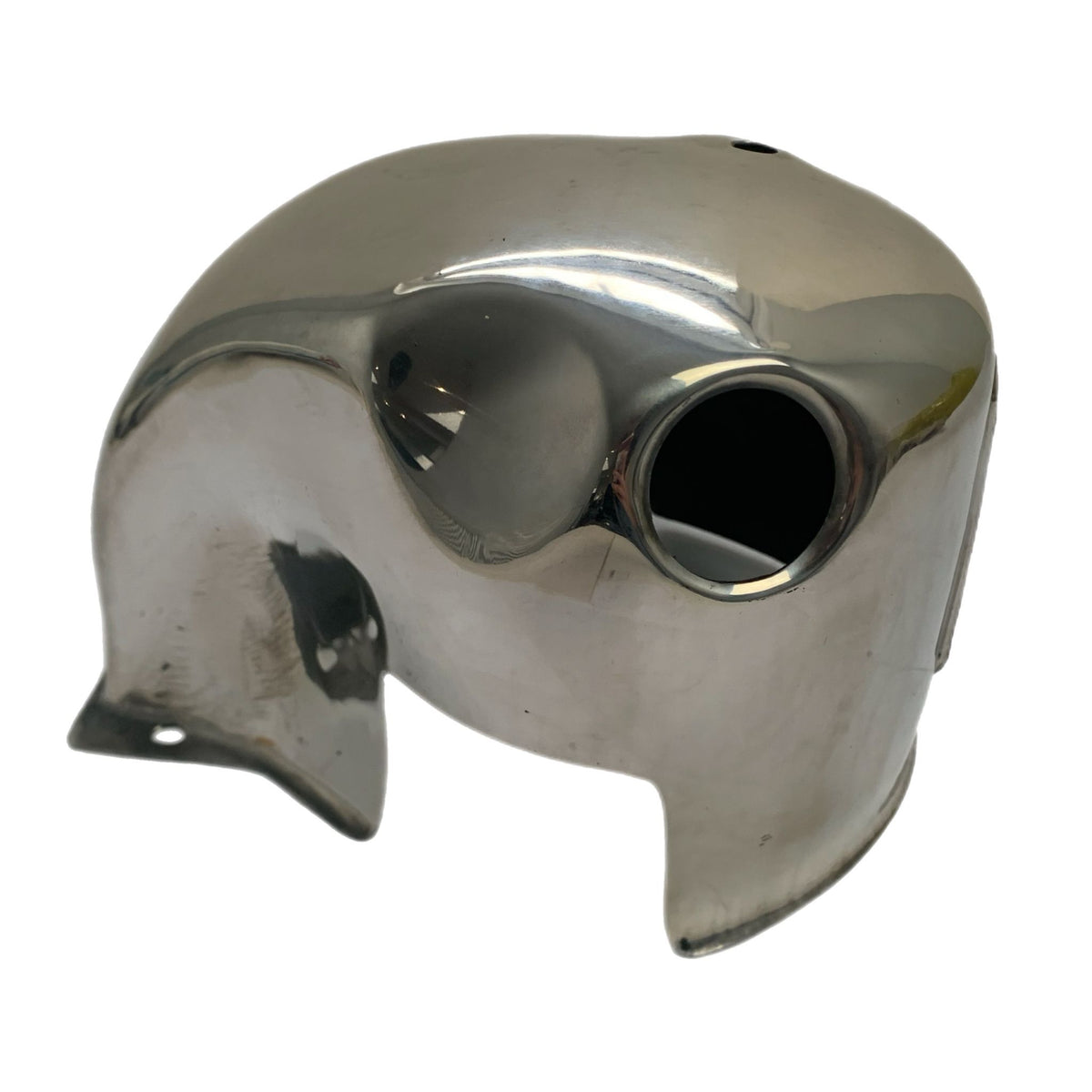 Lambretta GP DL Cylinder Head Cowling - Polished Stainless Steel