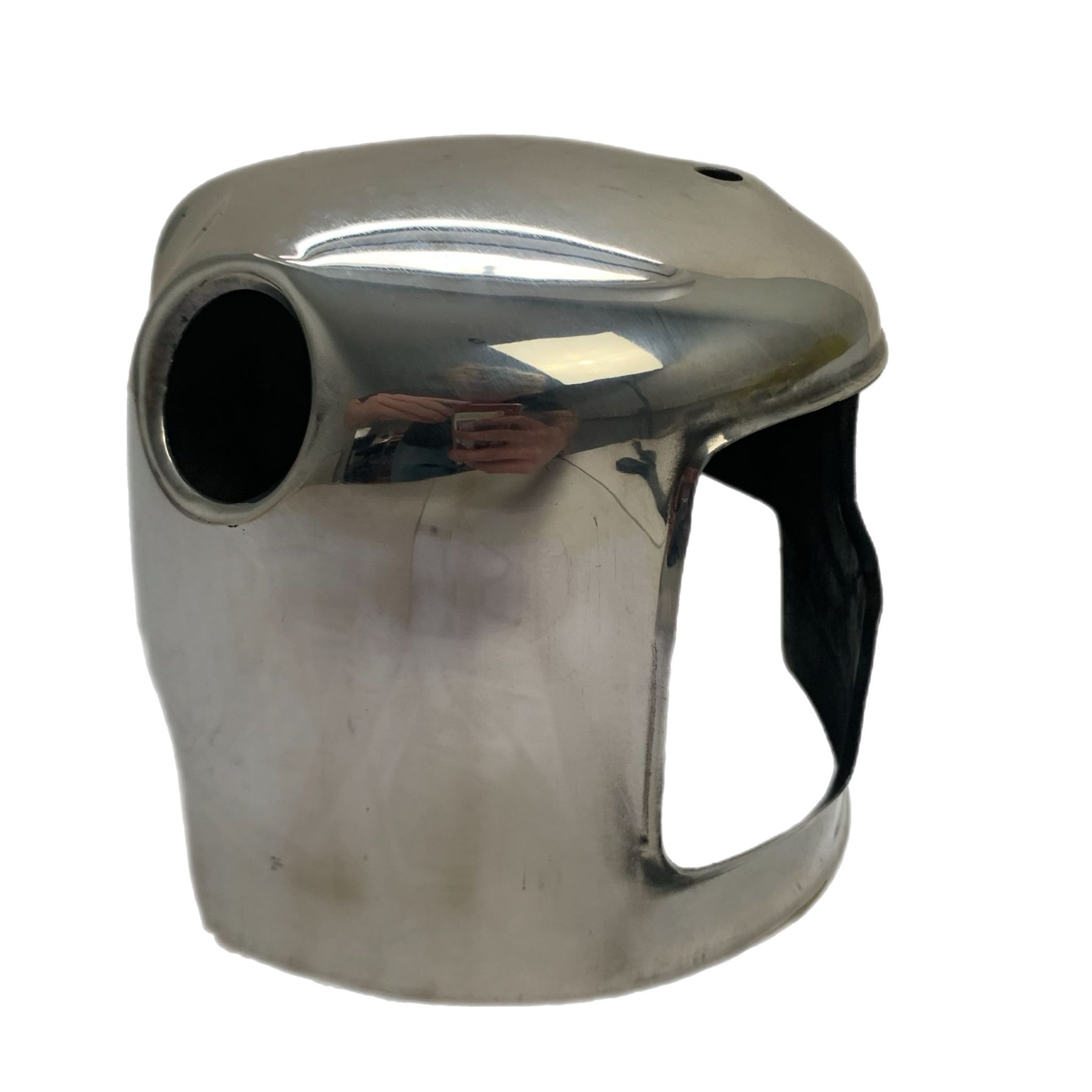 Lambretta GP DL Cylinder Head Cowling - Polished Stainless Steel