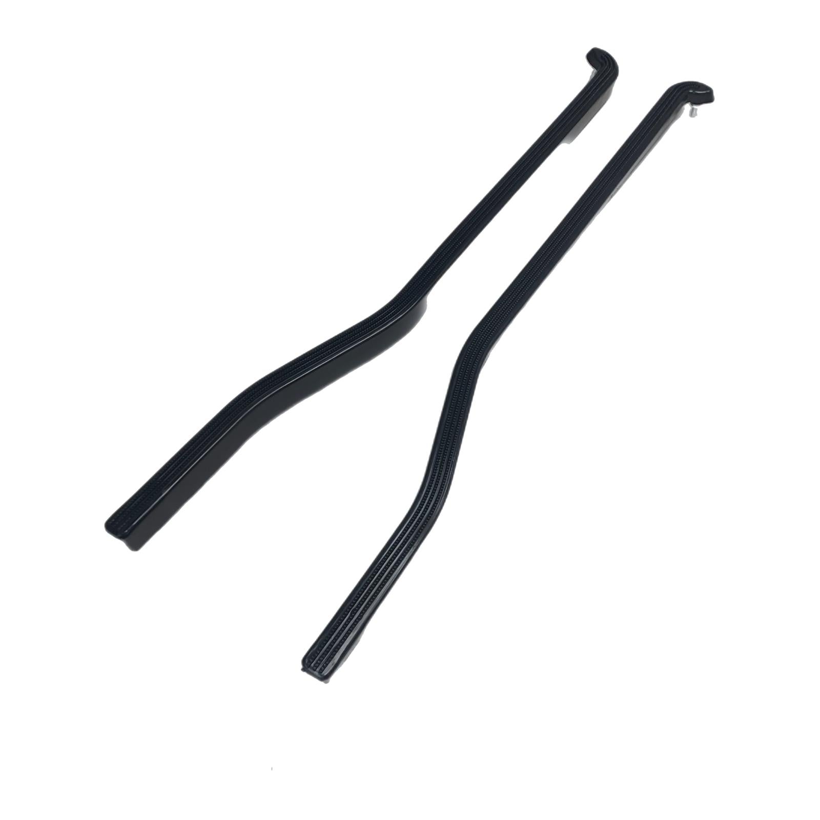 Lambretta GP DL Floor Runner Plastics Front And Rear - Black