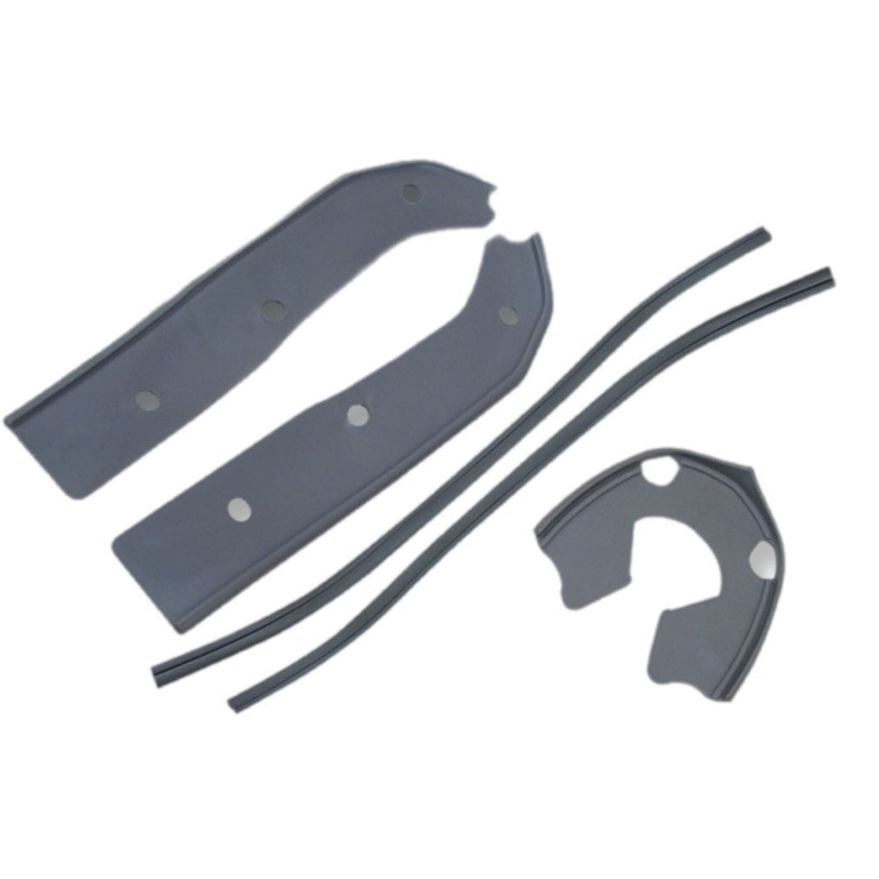 Lambretta Series 3 GP LiS SX Horncover & Front Mudguard Rubber Kit Grey