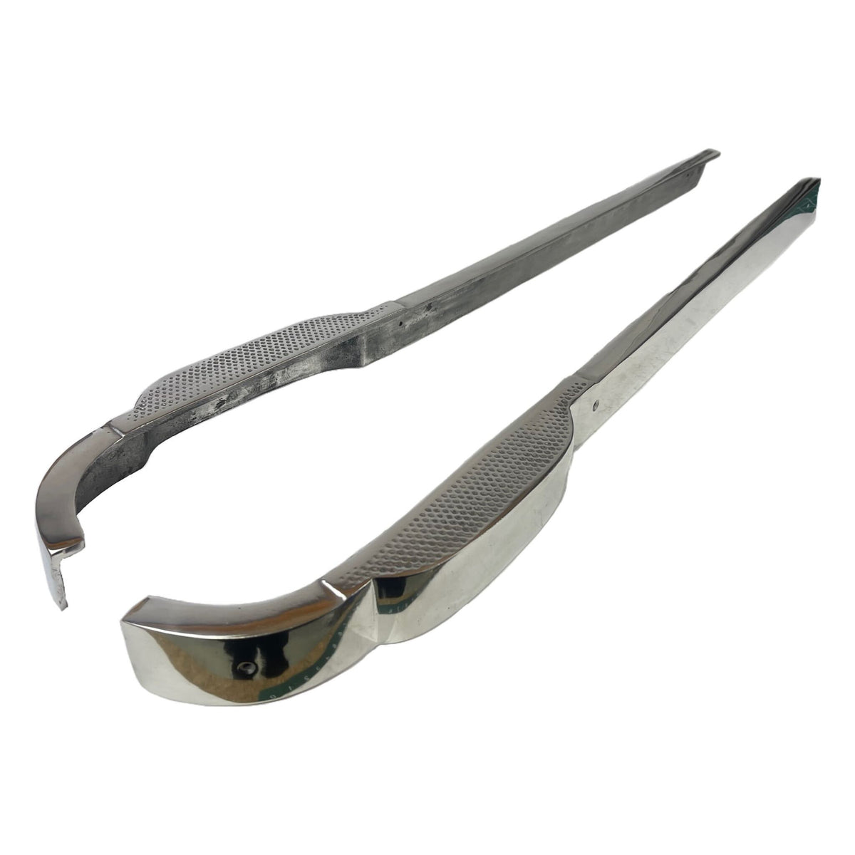 Lambretta LD Series 2 3 Floor Board Side Protectors - Alloy