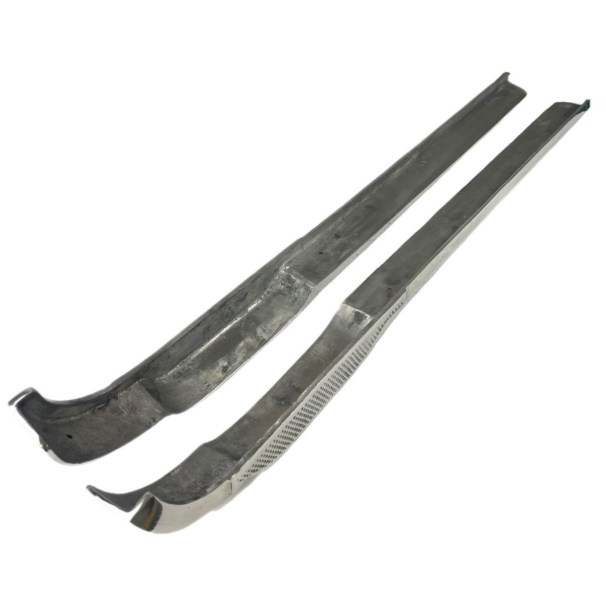 Lambretta LD Series 2 3 Floor Board Side Protectors - Alloy