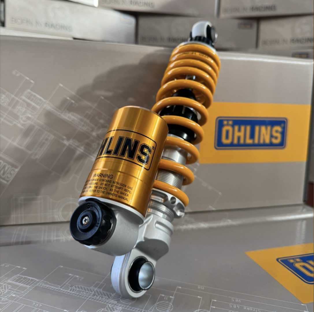 Lambretta Series 1-3 Li GP SX TV Vega OHLINS Fully Adjustable Rear Shock Absorber