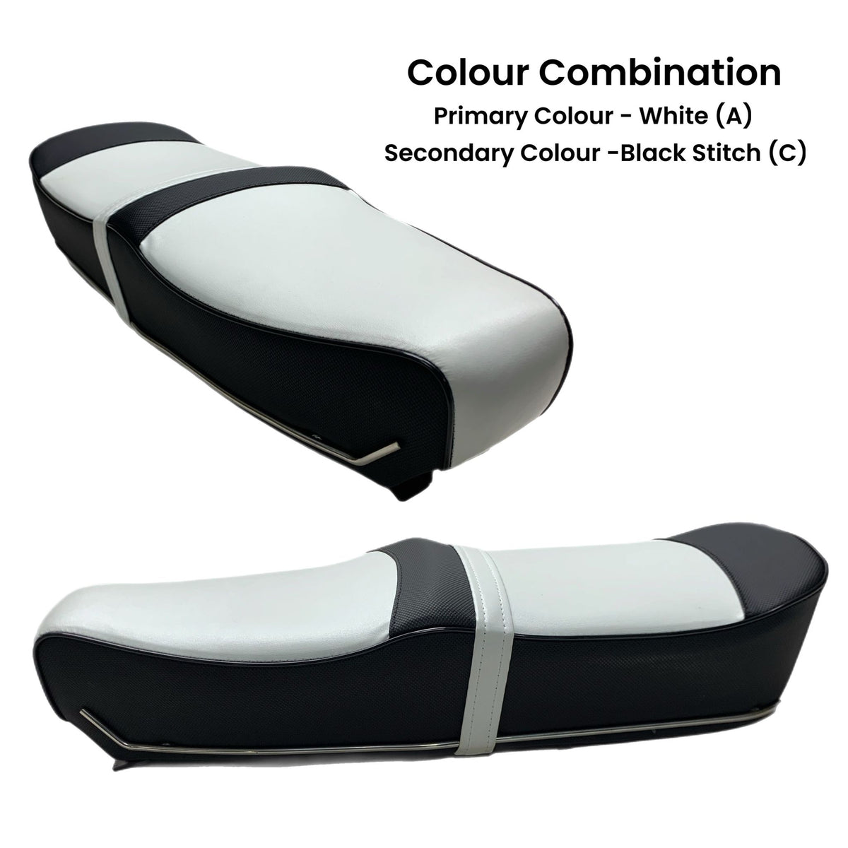Lambretta Pegasus Style Seat - MADE TO ORDER CUSTOM COLOURS
