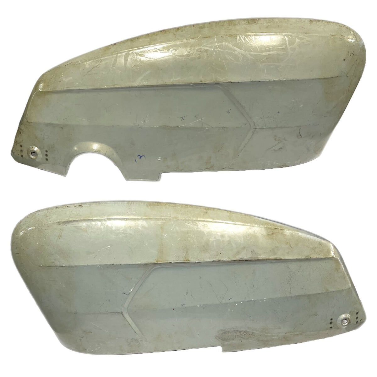 Lambretta SX200 Side Panels With Handle Holes - Pair - Primer
