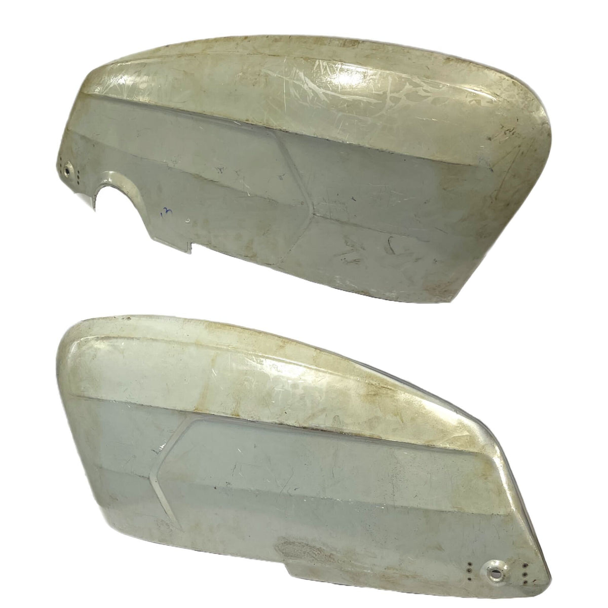 Lambretta SX200 Side Panels With Handle Holes - Pair - Primer