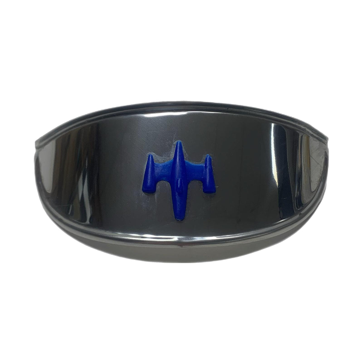 Vespa PX PE PK Headlight Peak Chrome Blue Trim 130mm