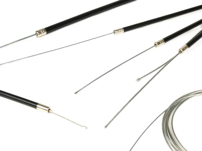 Lambretta Series 1 2 3 Li GP SX TV Cable Set Black BGM PRO