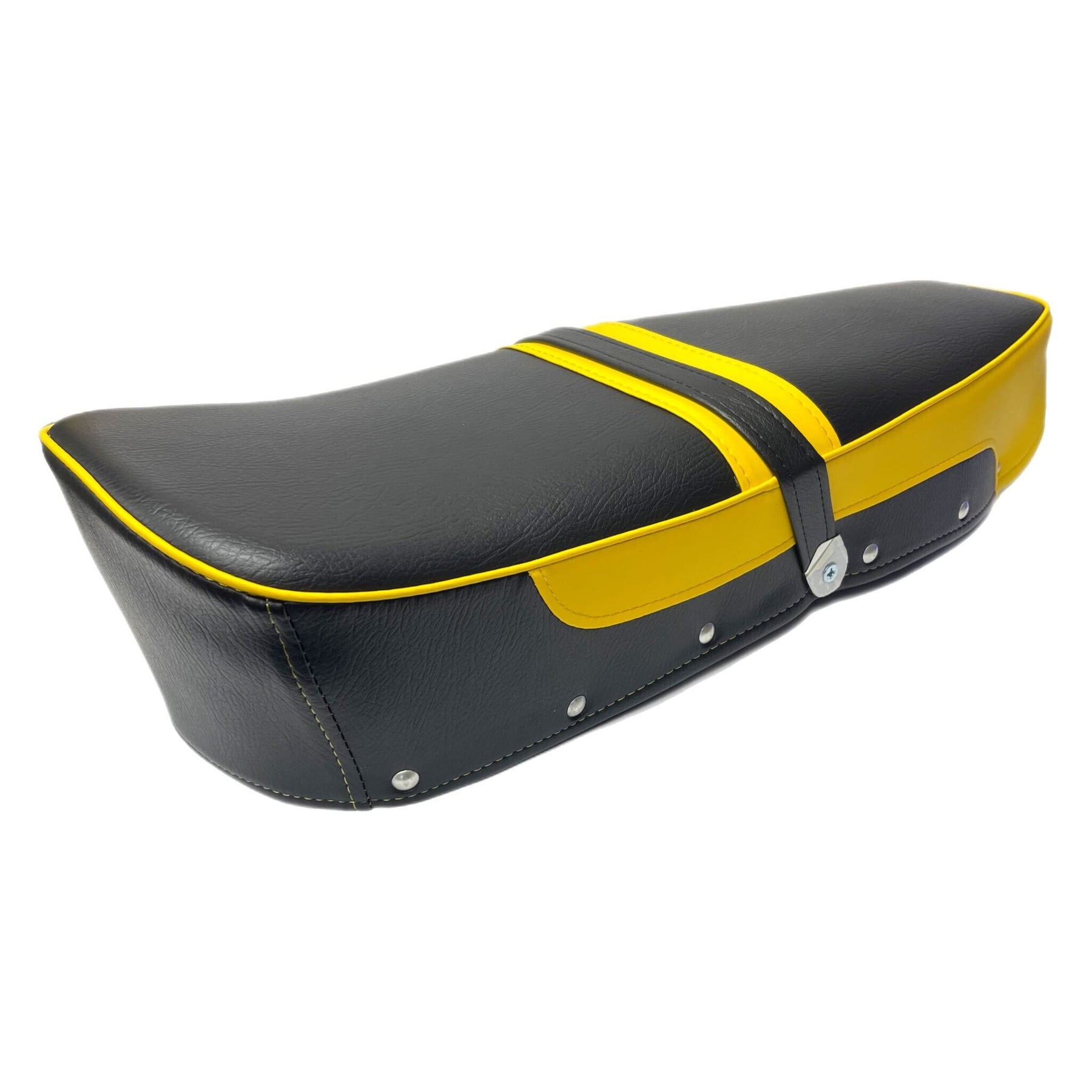 Lambretta Series 1-3 Li GP SX TV Dual Bench Seat - Black & Yellow