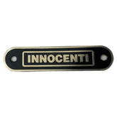 Lambretta Series 1 2 3 Li GP SX TV INNOCENTI Upgraded Rear Seat Badge Plaque