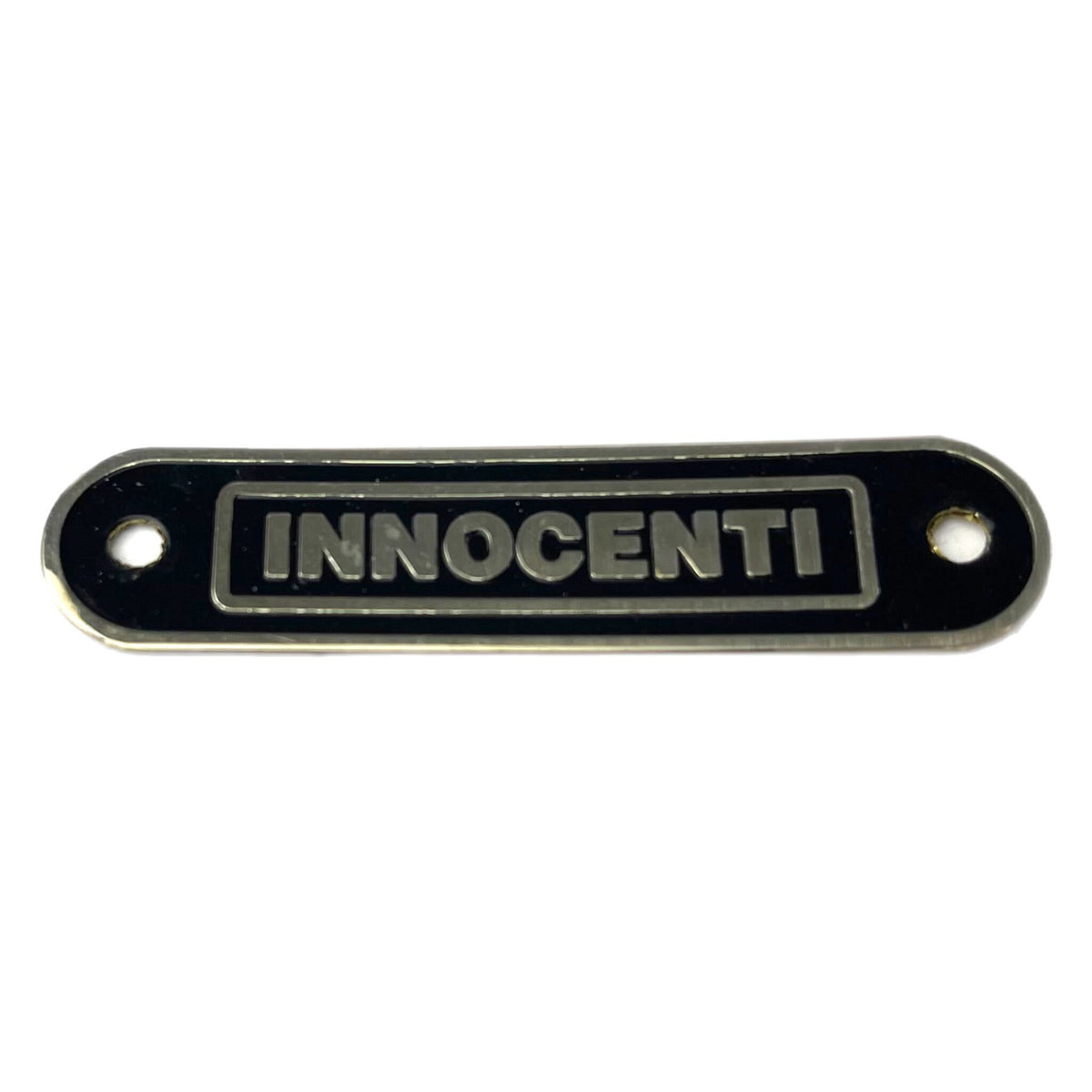 Lambretta Series 1 2 3 Li GP SX TV INNOCENTI Upgraded Rear Seat Badge Plaque