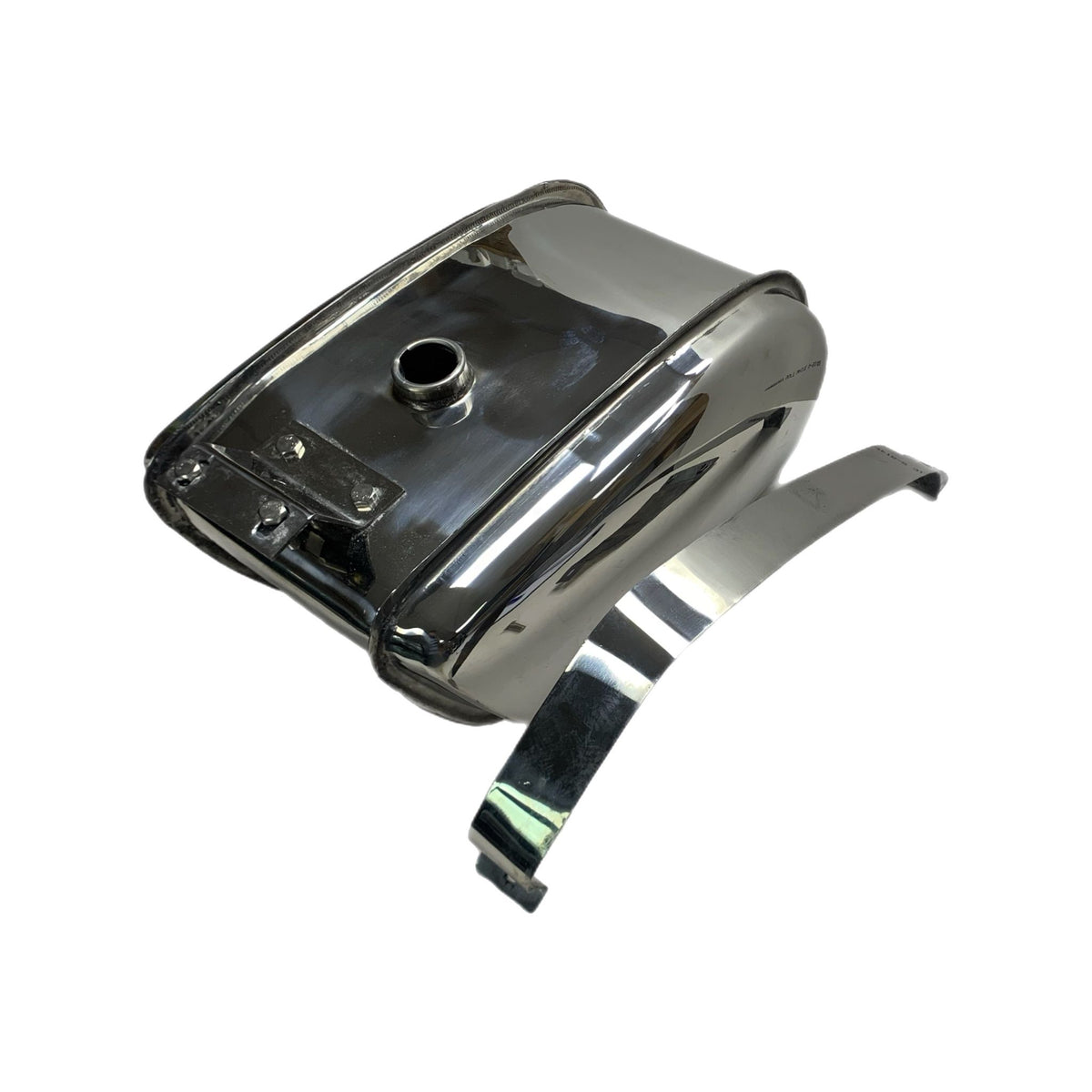 Lambretta Series 1-3 Li GP SX TV Long Range 17L Petrol Tank - Polished Stainless Steel