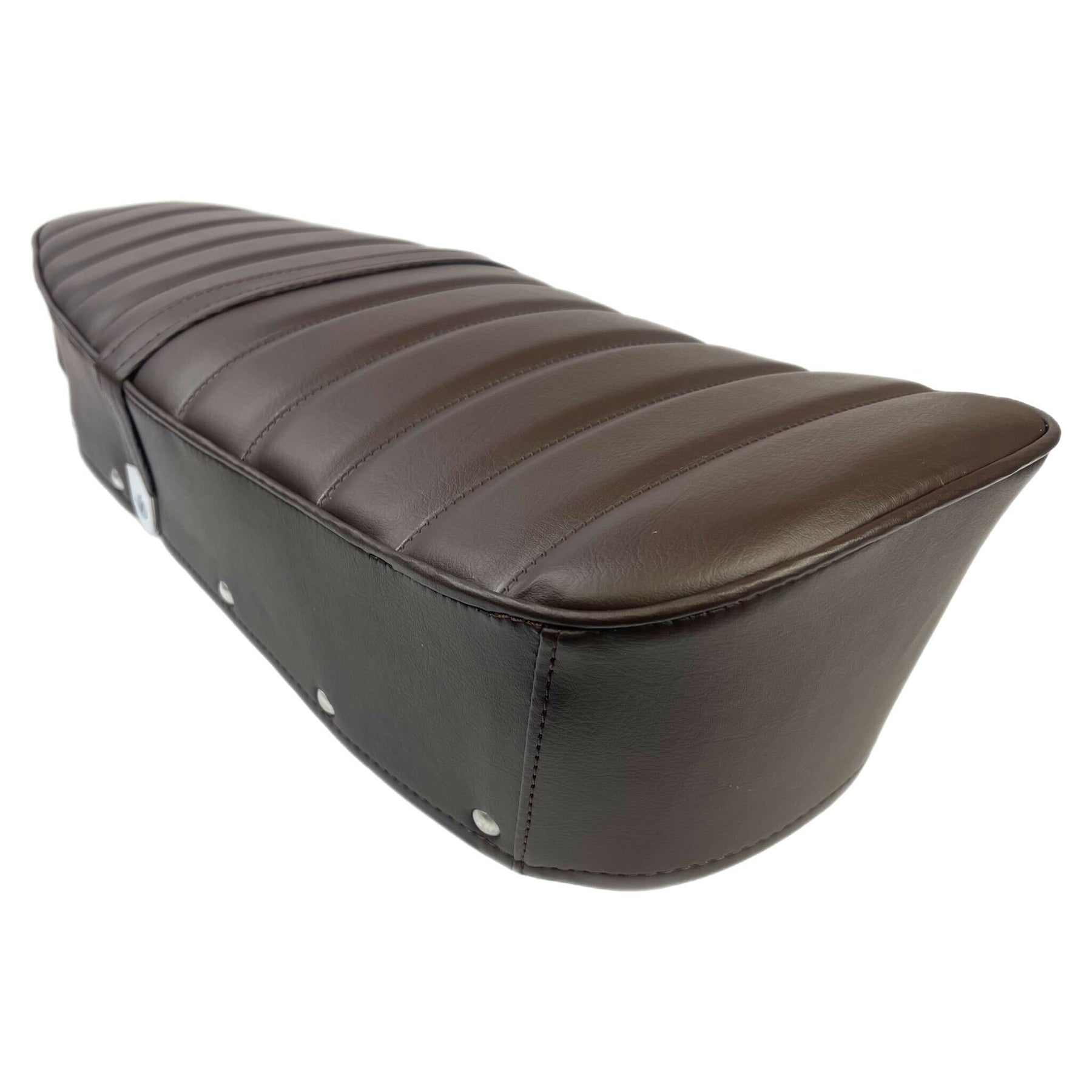 Lambretta Series 1 2 3 Li GP SX TV Original Style Ribbed Seat - Dark Brown