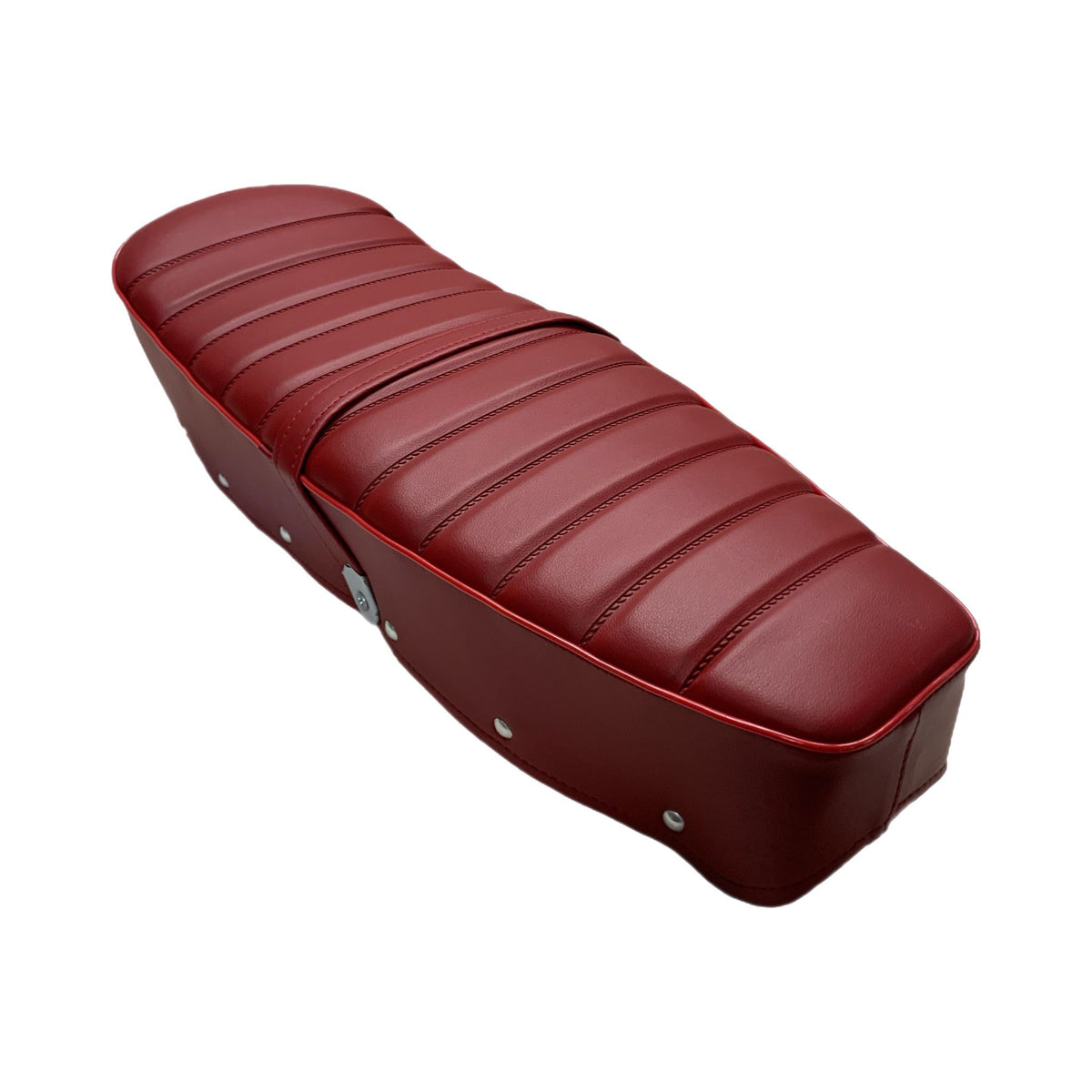 Lambretta Series 1 2 3 Li GP SX TV Original Style Ribbed Seat - Oxblood Red