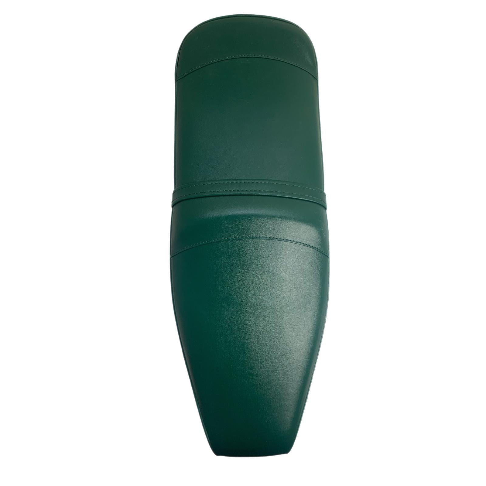 Lambretta Series 1 2 3 Li GP SX TV Pegasus Seat - Dark Green with Stainless Steel Trim