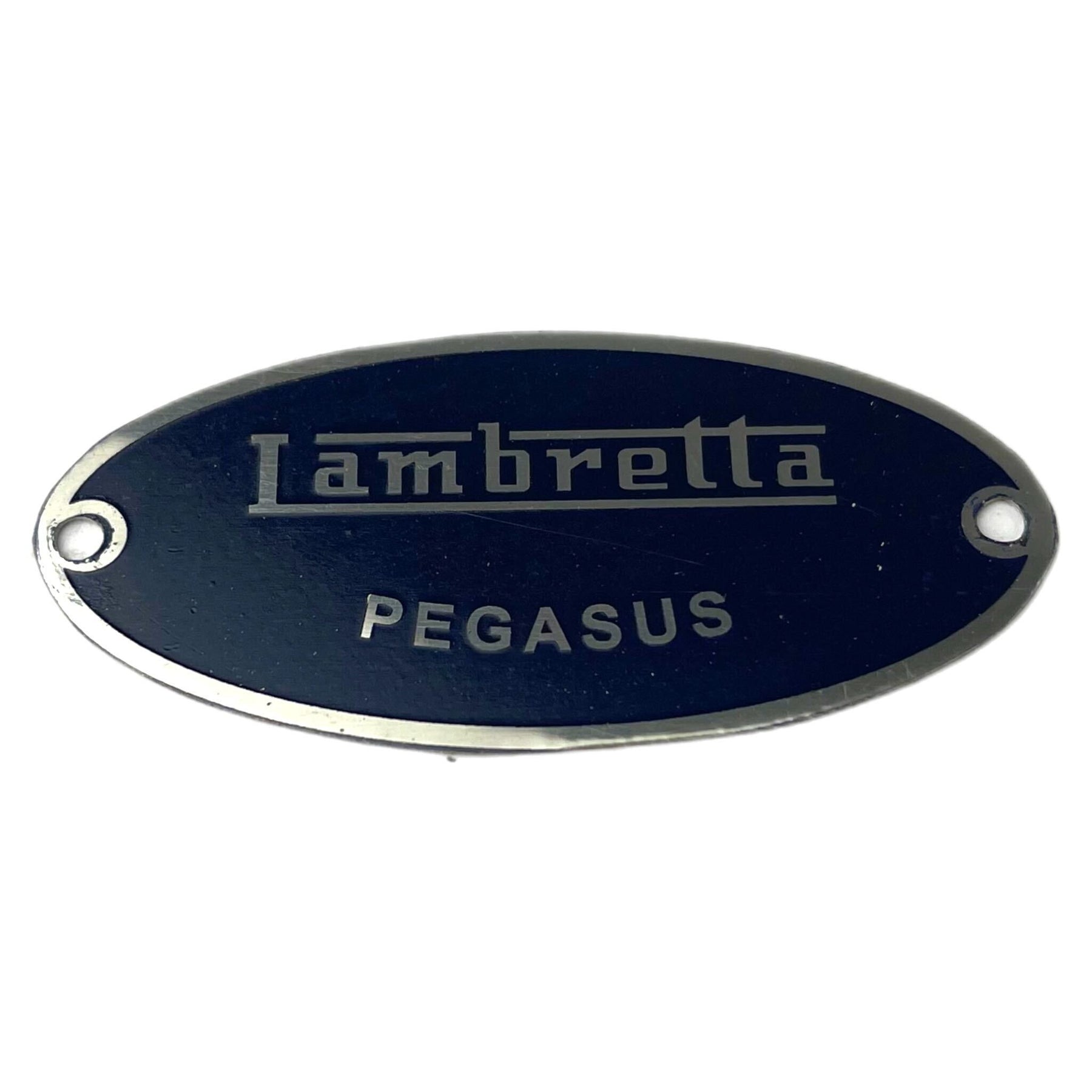 Lambretta Series 1 2 3 Li GP SX TV Pegasus Seat Badge - Blue