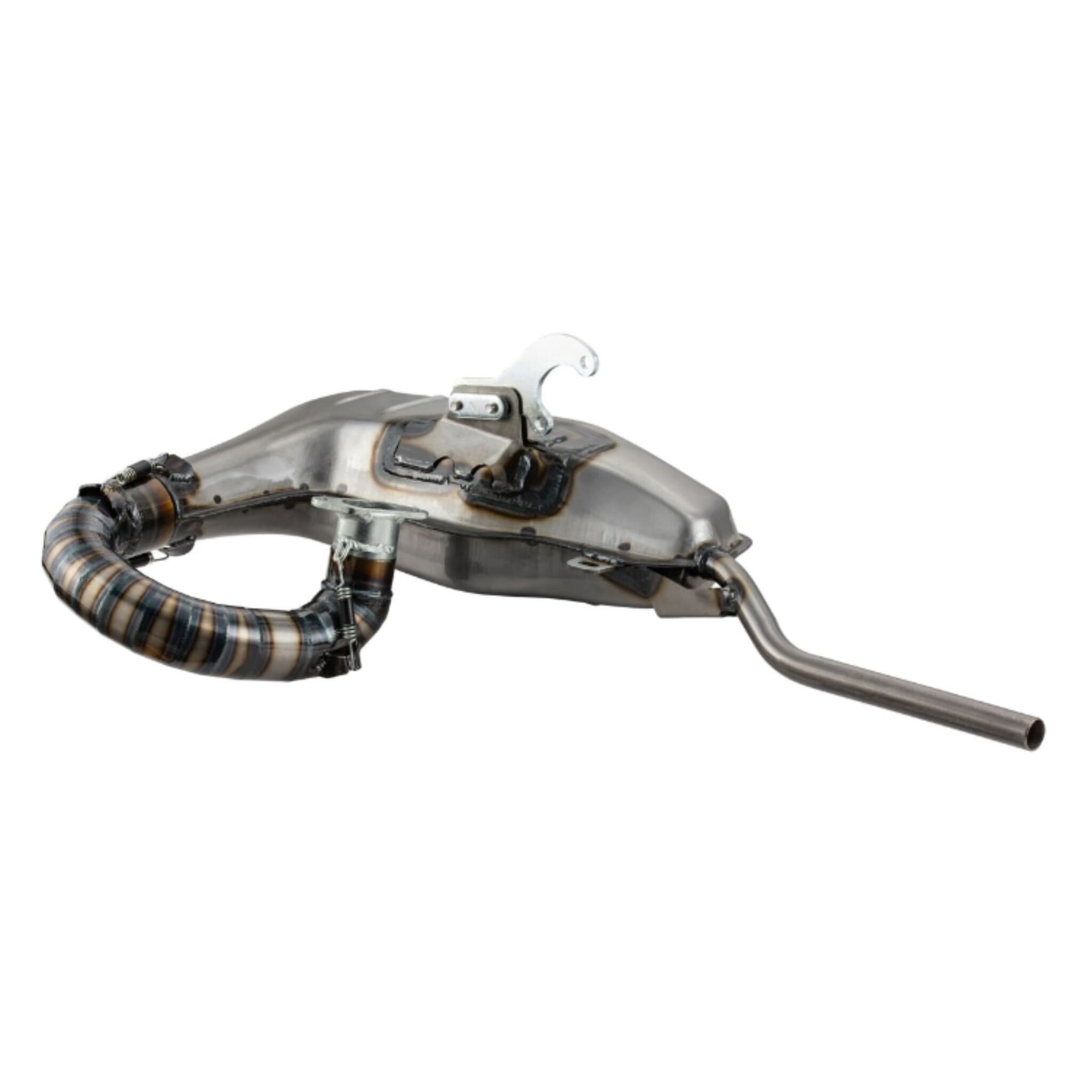 Lambretta Series 1 2 3 Li GP SX TV SIP Clubsport Clubman Racing Exhaust - Bare Metal