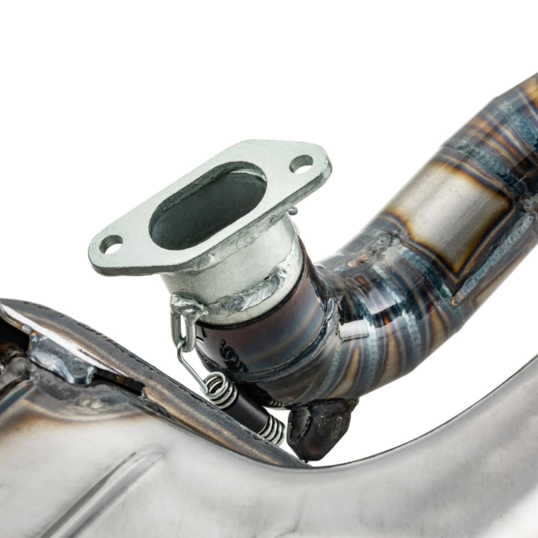 Lambretta Series 1 2 3 Li GP SX TV SIP Clubsport Clubman Racing Exhaust - Bare Metal