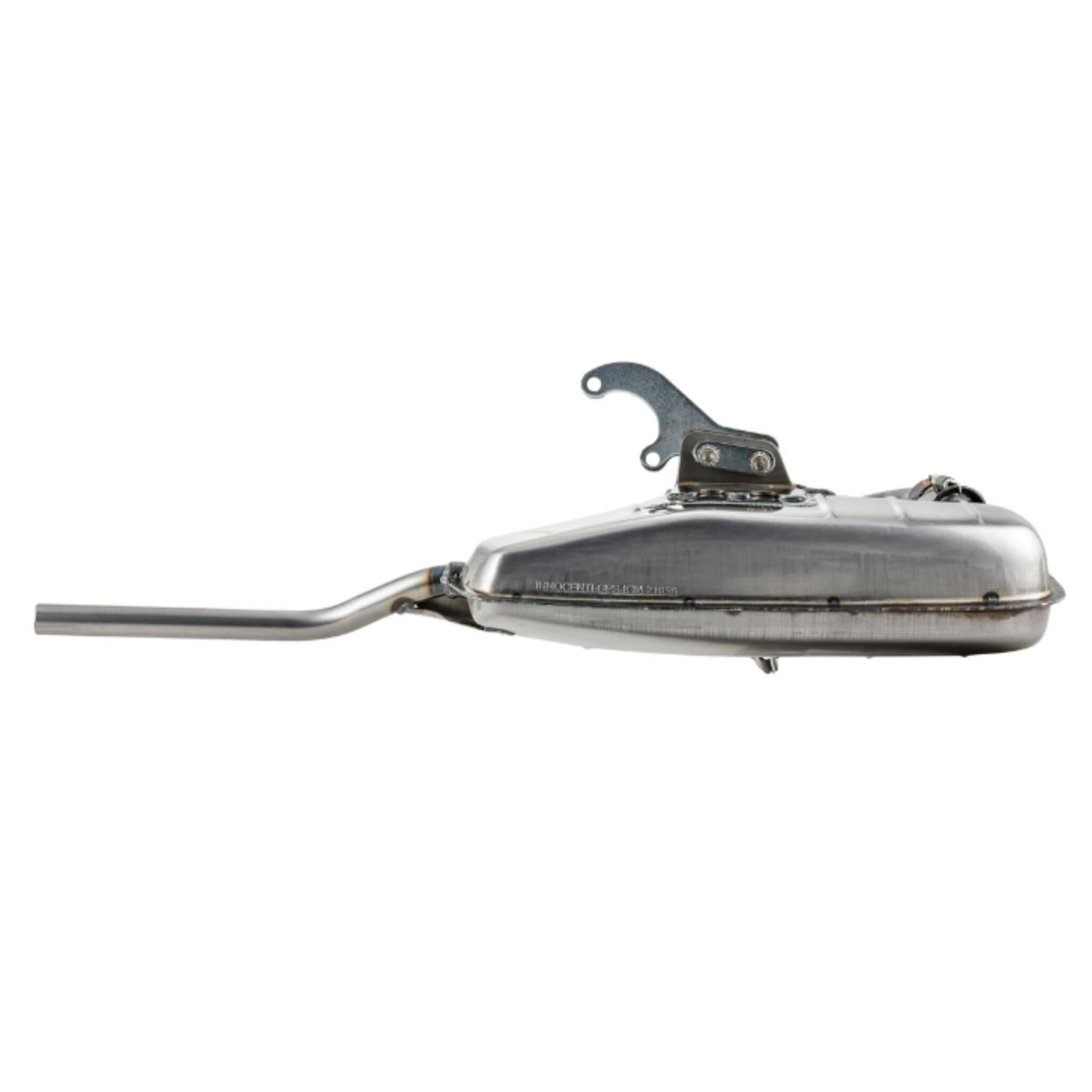 Lambretta Series 1 2 3 Li GP SX TV SIP Clubsport Clubman Racing Exhaust - Bare Metal