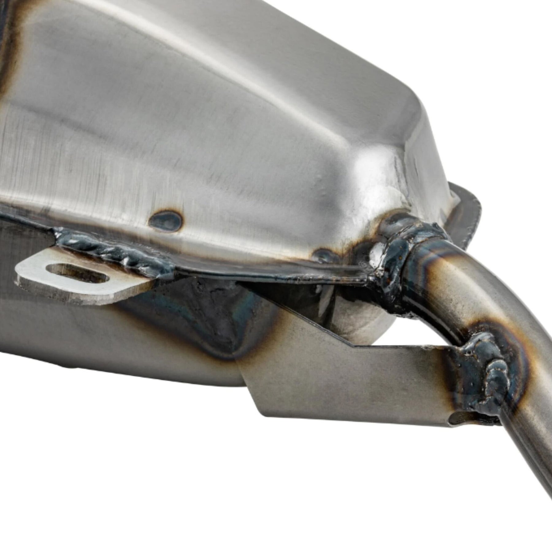 Lambretta Series 1 2 3 Li GP SX TV SIP Clubsport Clubman Racing Exhaust - Bare Metal