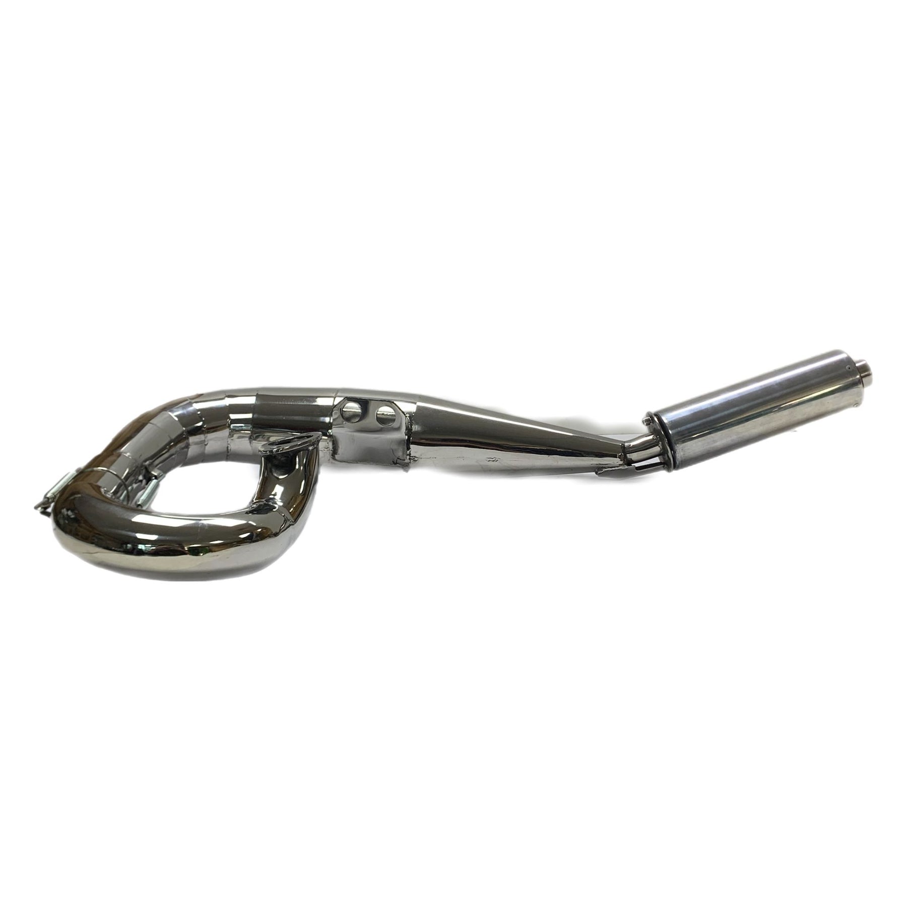 Lambretta Series 1 2 3 TS1 Imola Monza Sterling Performance Exhaust - Stainless Steel