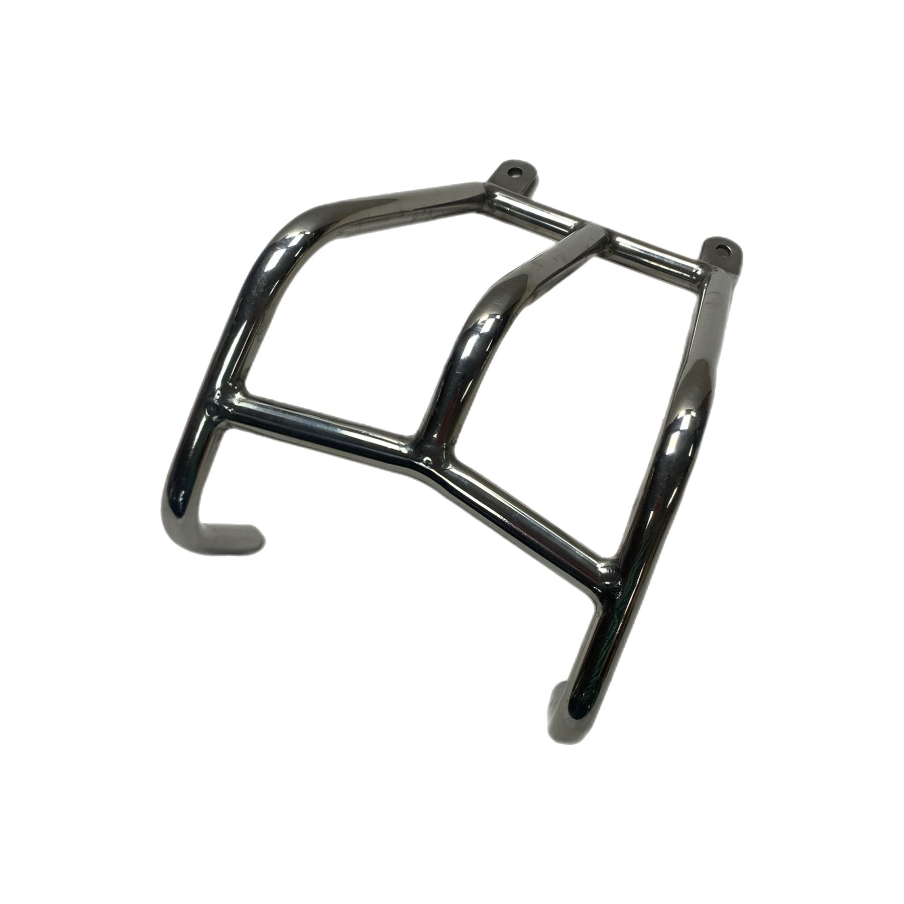 Lambretta Series 1 2 Li TV Rear Rack & Light Protector 2 in 1 - Polished Stainless Steel