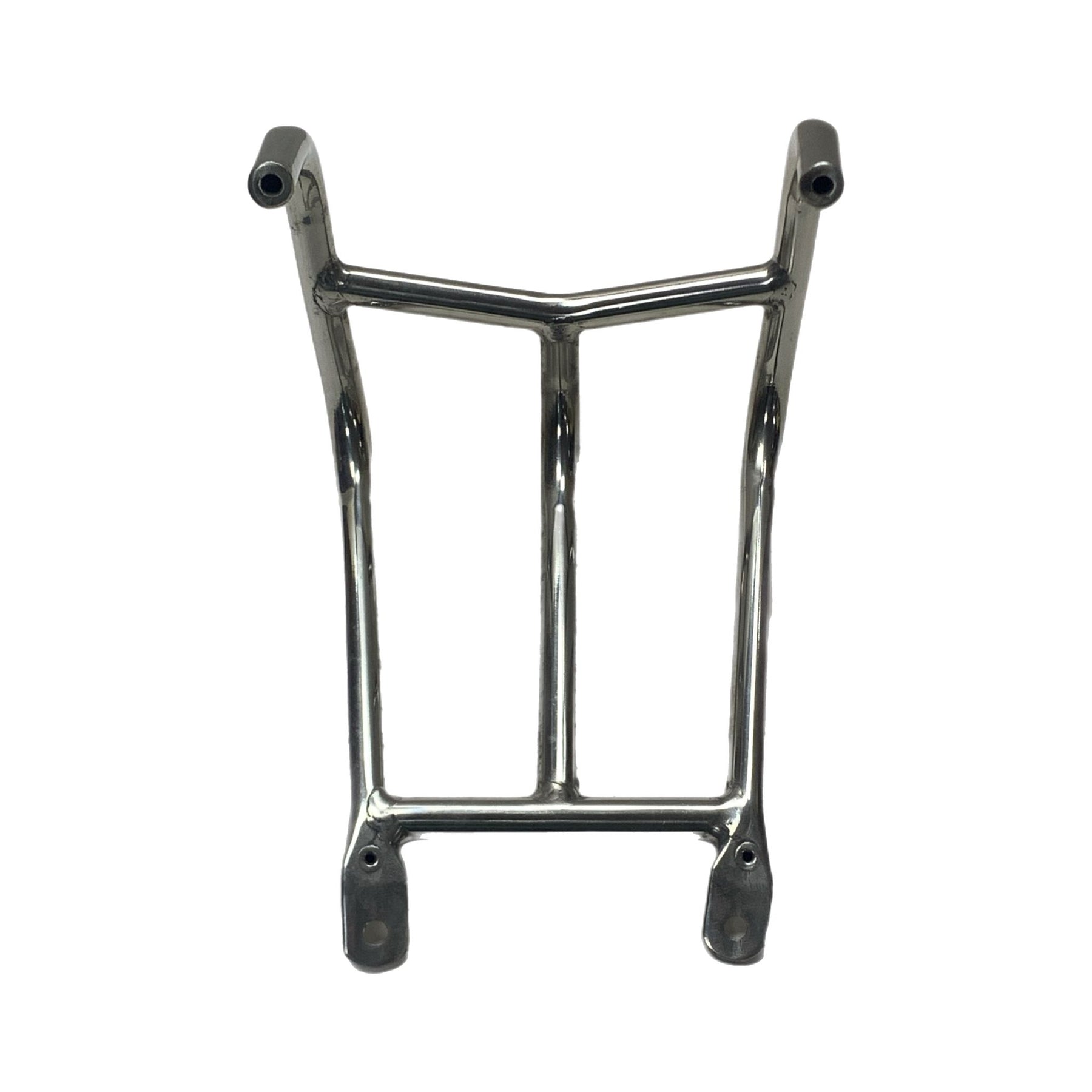 Lambretta Series 1 2 Li TV Rear Rack & Light Protector 2 in 1 - Polished Stainless Steel