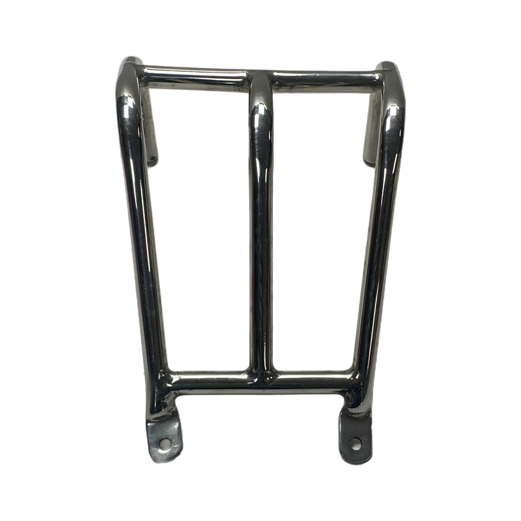 Lambretta Series 1 2 Li TV Rear Rack & Light Protector 2 in 1 - Polished Stainless Steel