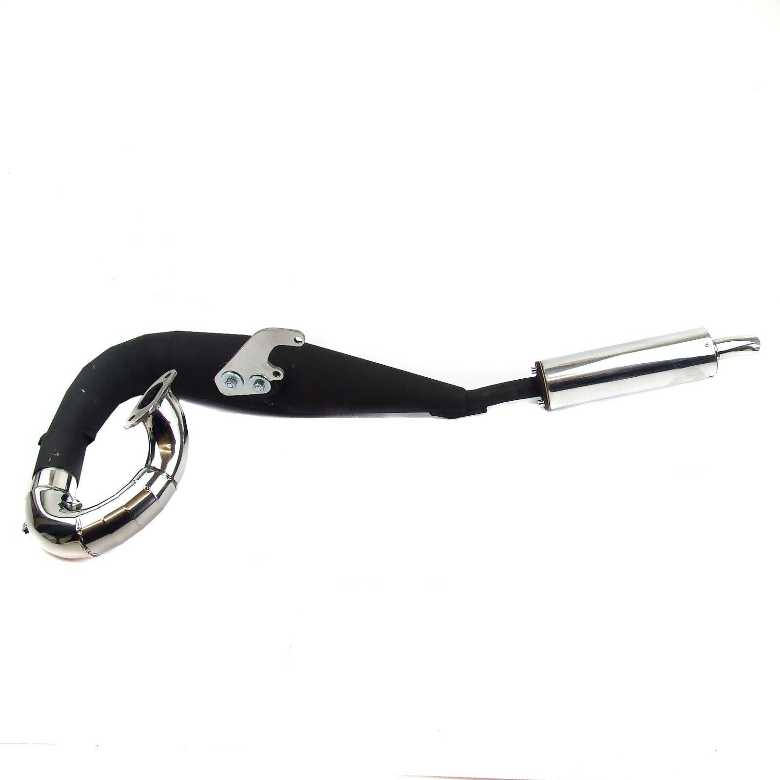 Lambretta Series 3 TS1 Imola Monza Sterling Performance Exhaust - Black