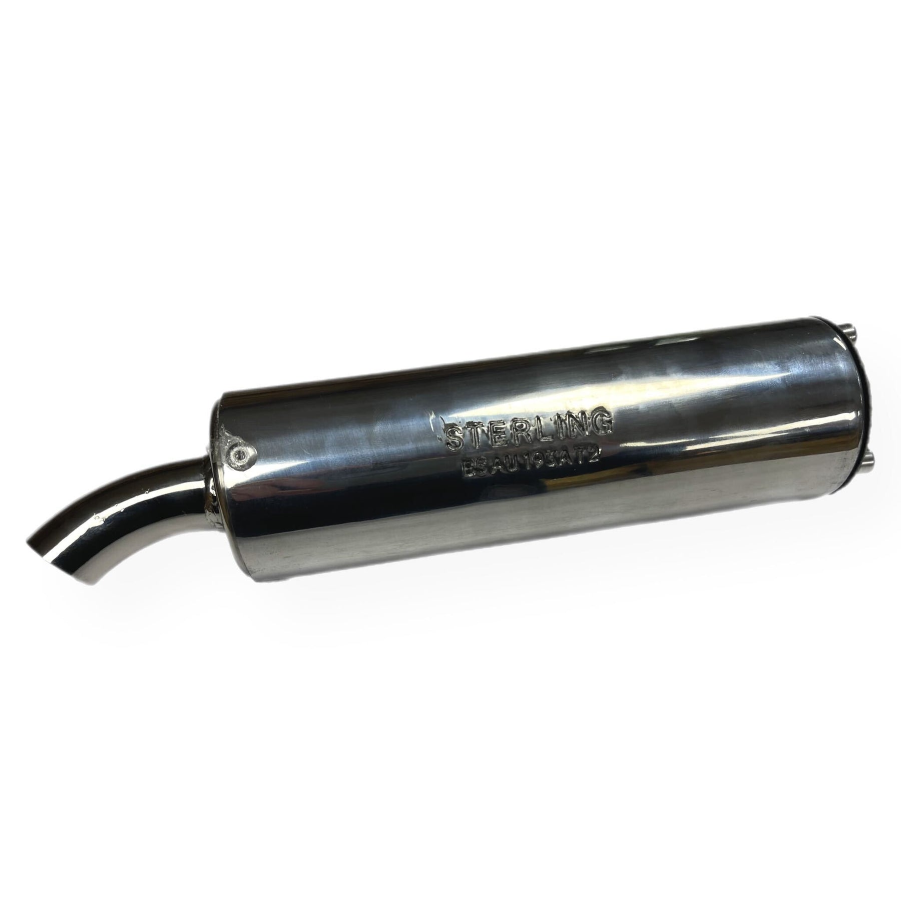 Lambretta Series 3 Li GP SX TV Sterling Performance Expansion Exhaust - Polished Stainless Steel