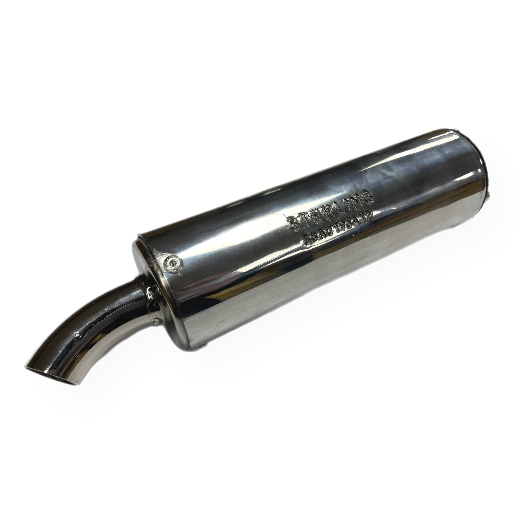 Lambretta Series 3 Li GP SX TV Sterling Performance Expansion Exhaust - Polished Stainless Steel