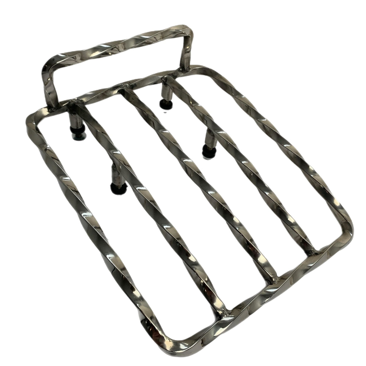 Lambretta Series 1 2 Li TV Twisted Rear Sprint Rack - Stainless Steel