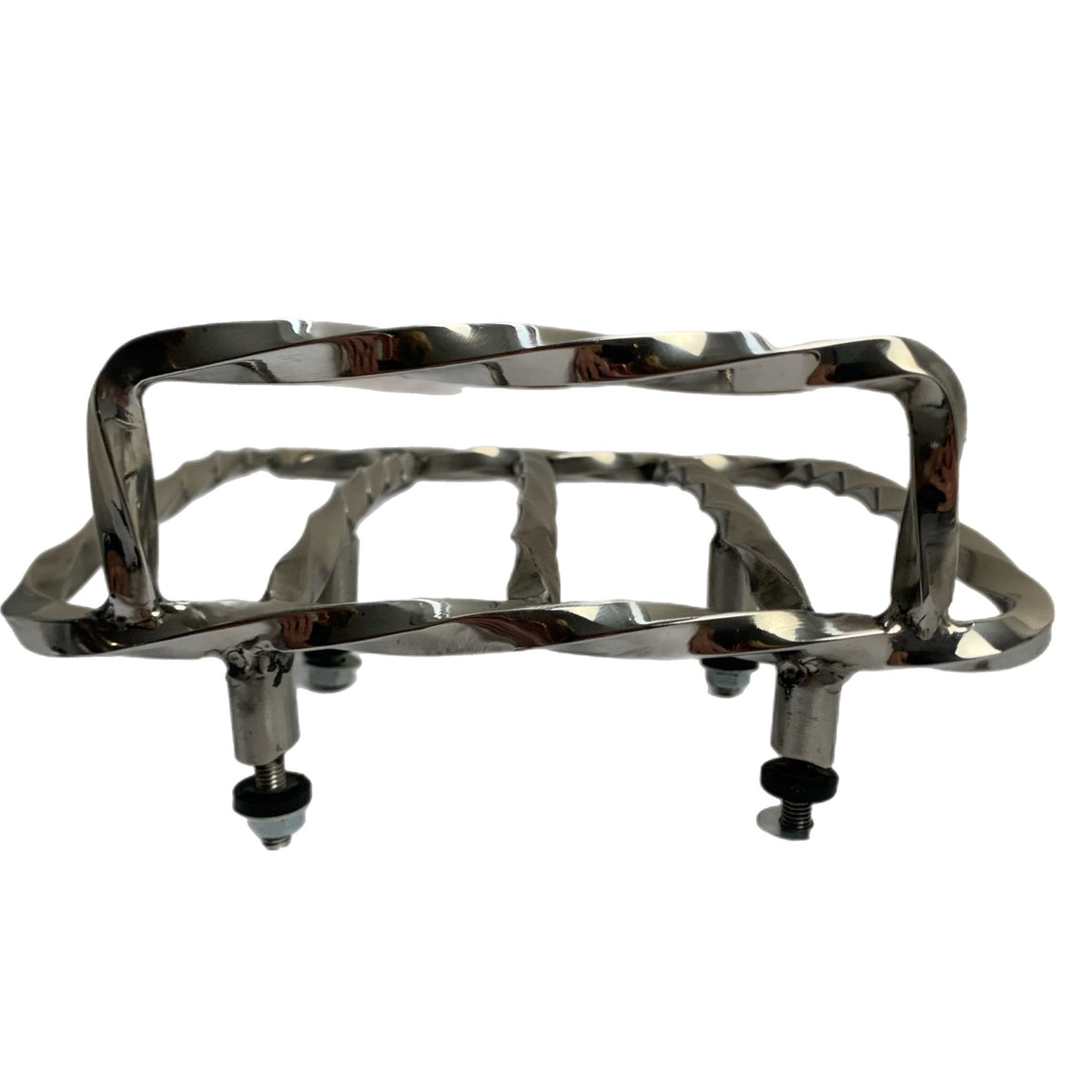 Lambretta Series 1 2 Li TV Twisted Rear Sprint Rack - Stainless Steel