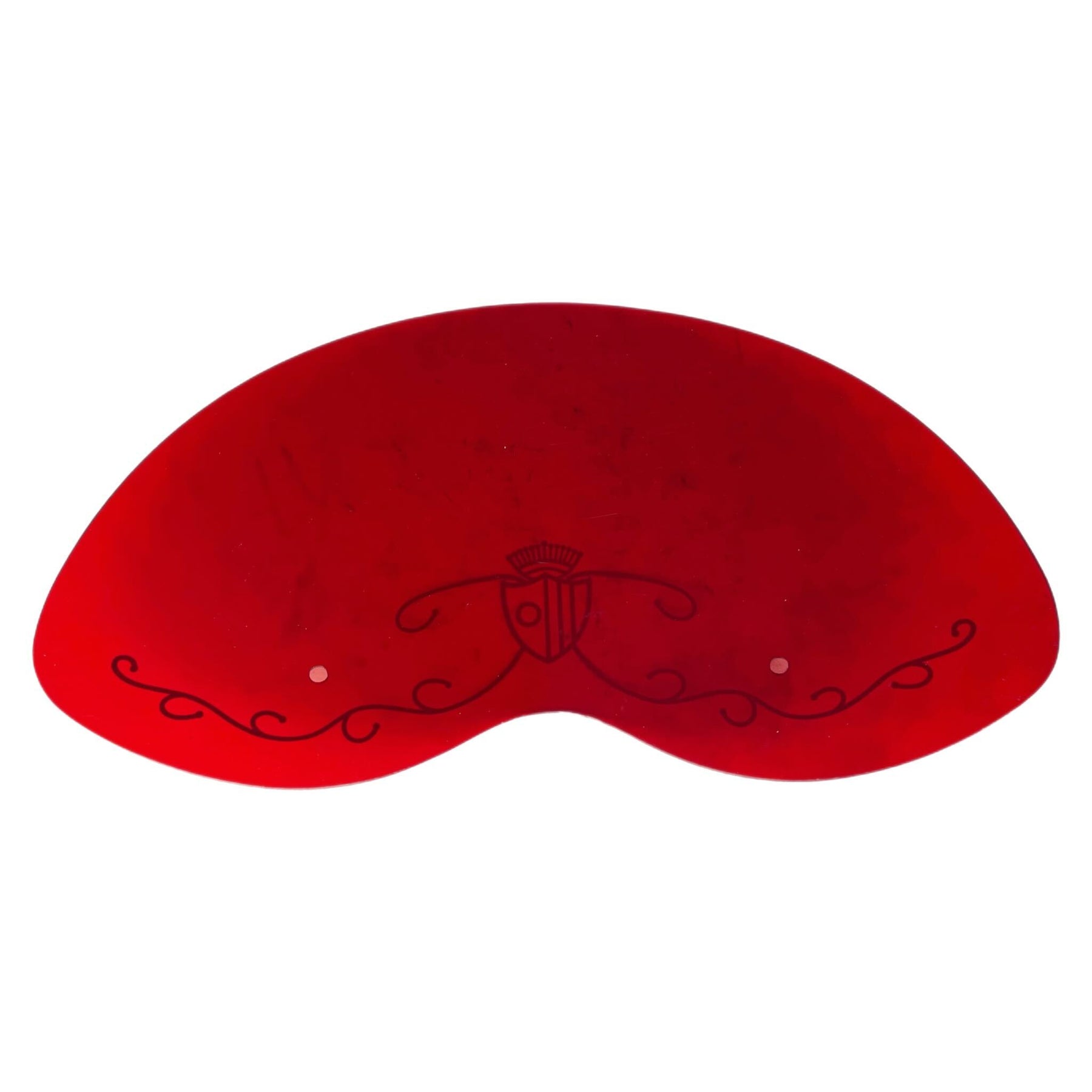 Lambretta Series 2 Li TV Ulma Flyscreen And Fixing Kit - Red