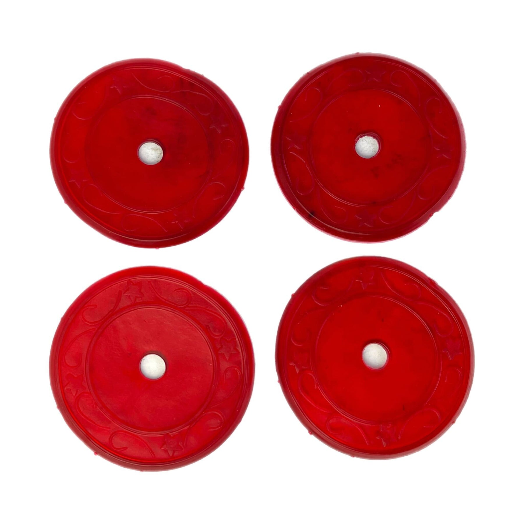 Lambretta Series 2 Li TV Ulma Flyscreen And Fixing Kit - Red