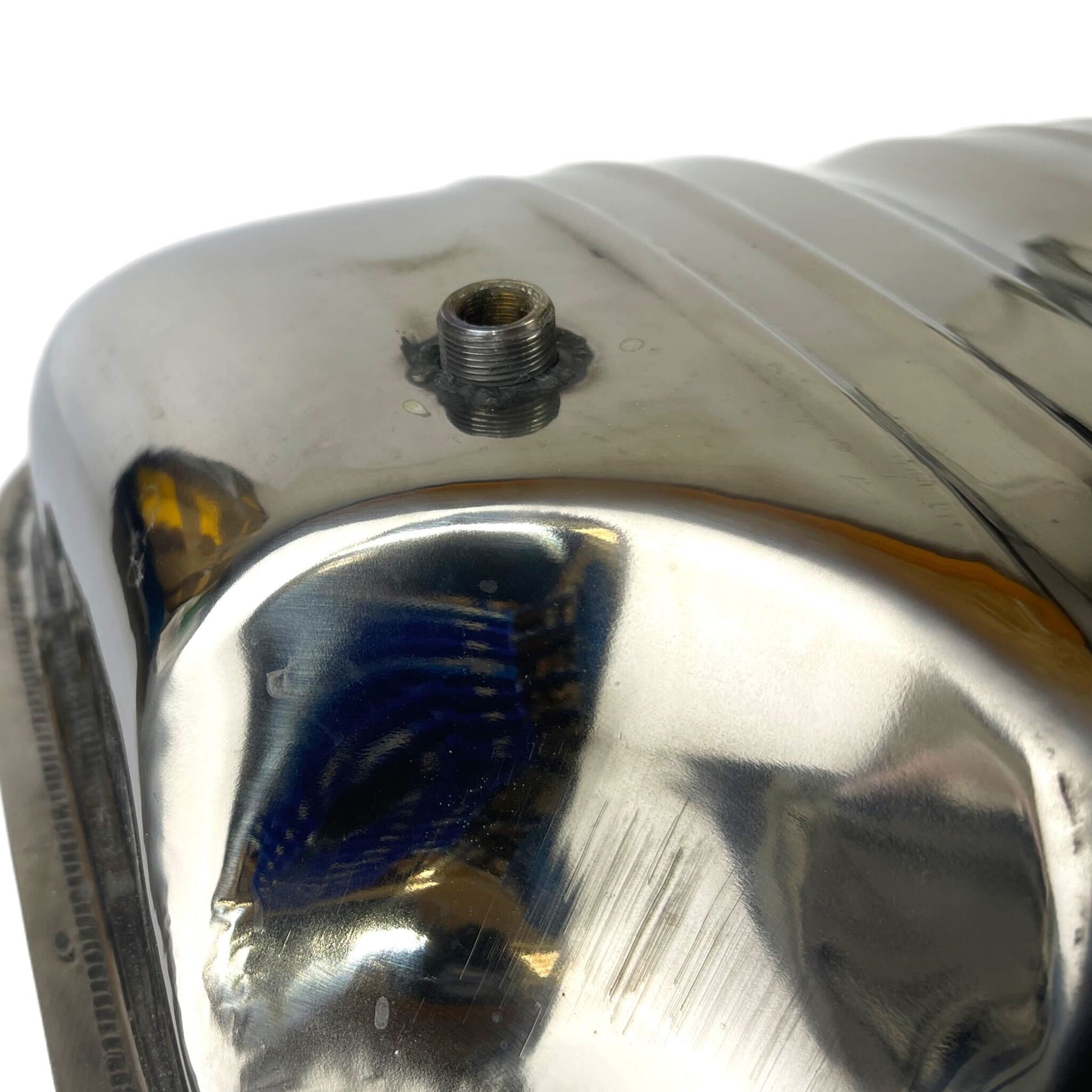 Lambretta Series 2 3 Li GP SX TV 13 Litre Long Range Petrol Tank - Polished Stainless Steel